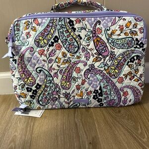 Vera Bradley NWT Floral Paisley Quilted Laptop Bag
